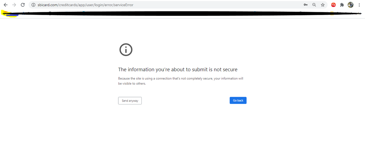 viniethss's tweet photo. @SBICard_Connect  Facing this issue for past 3days. Kindly check and update. FYI: This issue seems to be occurring for few others as well( as they have posted it in twitter). Still no fix from your side. https://t.co/KS5Na2Xi6U