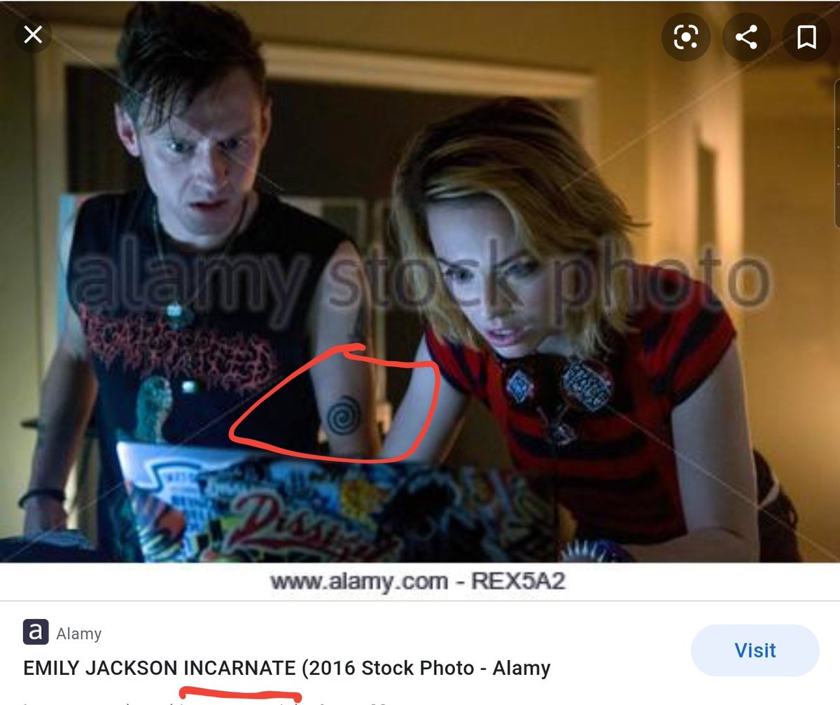The film "Incarnate"Actor Keir O'Donnell doesn't have tattoos so this was added for the film