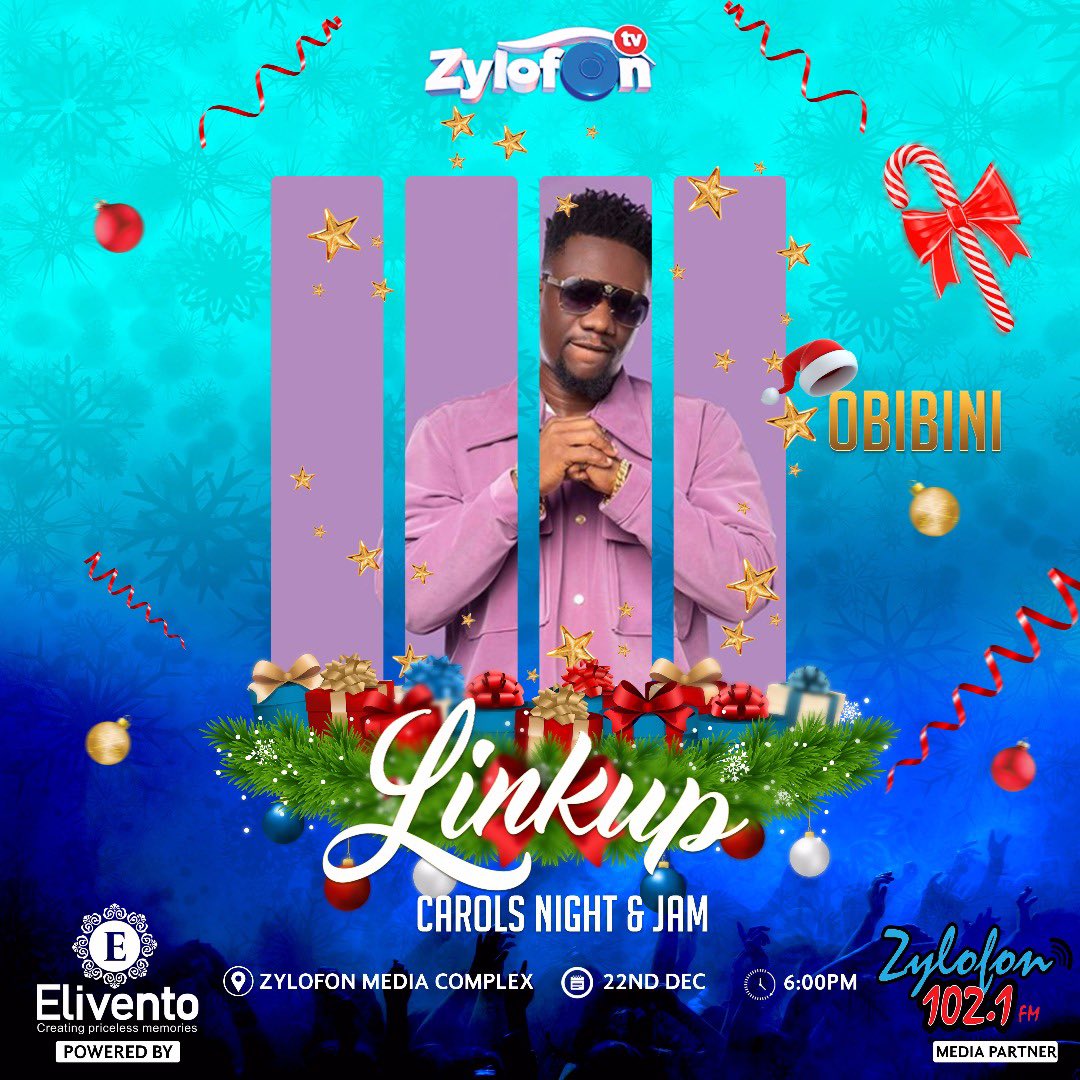 zylofon tv (@zylofontv) on Twitter photo #ZylofonTVLinkUp Carols Night & Jam.
🎉 <a href="/Obibiniboafo/">#TheMessiah🔥</a> lighting up our festive Link Up!
22nd December inside the zylofon media Complex at 6pm.
For invitation to be part of the show send a WhatsApp message to our WhatsApp line (0557190888). #ZylofonTVLinkUp Carols Night & Jam.
🎉 <a href="/Obibiniboafo/">#TheMessiah🔥</a> lighting up our festive Link Up!
22nd December inside the zylofon media Complex at 6pm.
For invitation to be part of the show send a WhatsApp message to our WhatsApp line (0557190888).