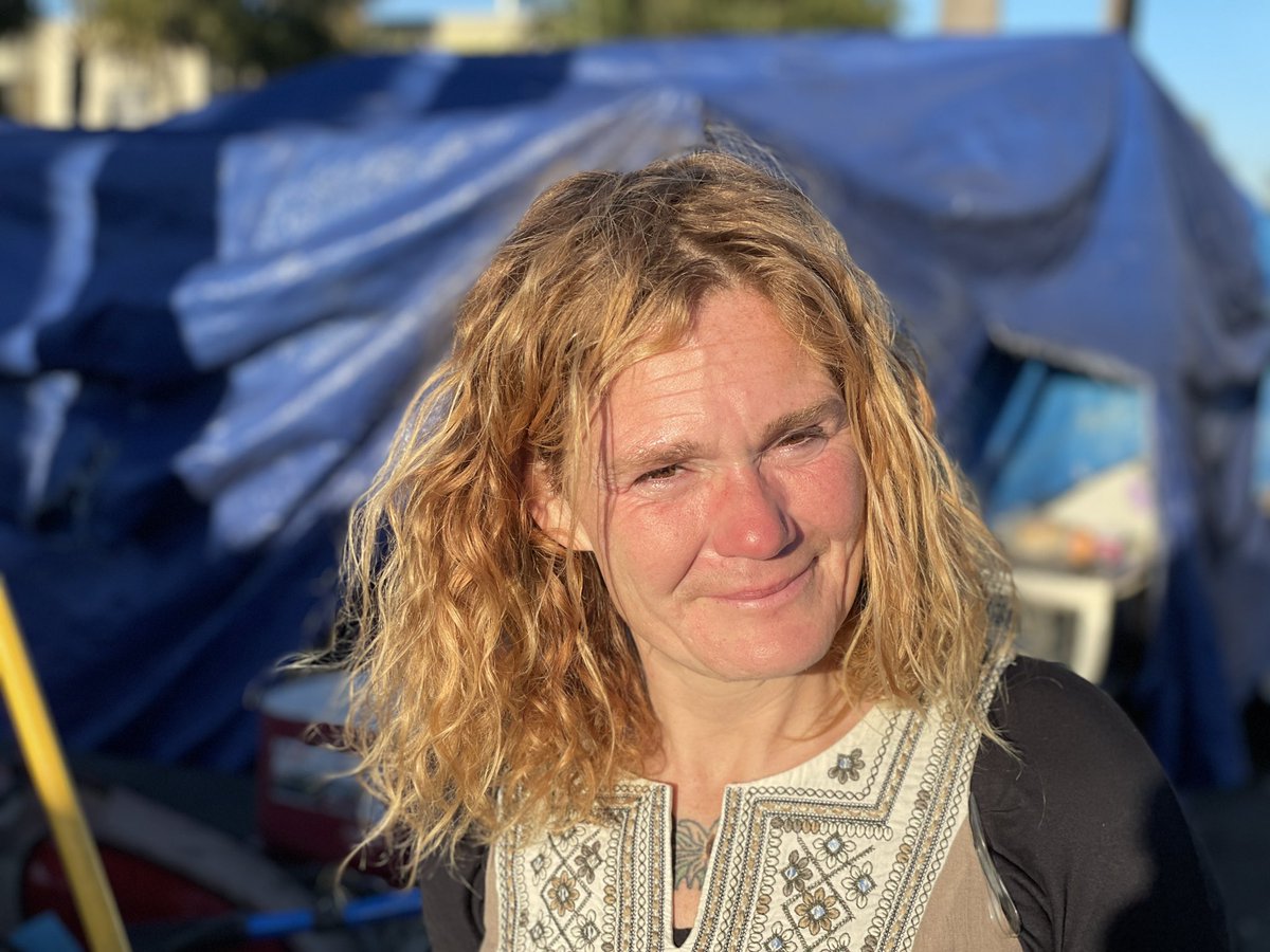 It’s effortless to drive by homeless camps taking photos/videos of tents, then say how horrible homelessness is and share blanket statements like homeless people are all addicts. I interviewed this woman today. As soon as I hit record, she started to cry. I could feel her pain.