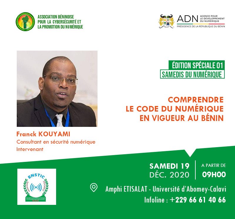 jeremieadja's tweet photo. #CodeduNumerique229
#CodeduNumerique https://t.co/5xeLRME8Ms
