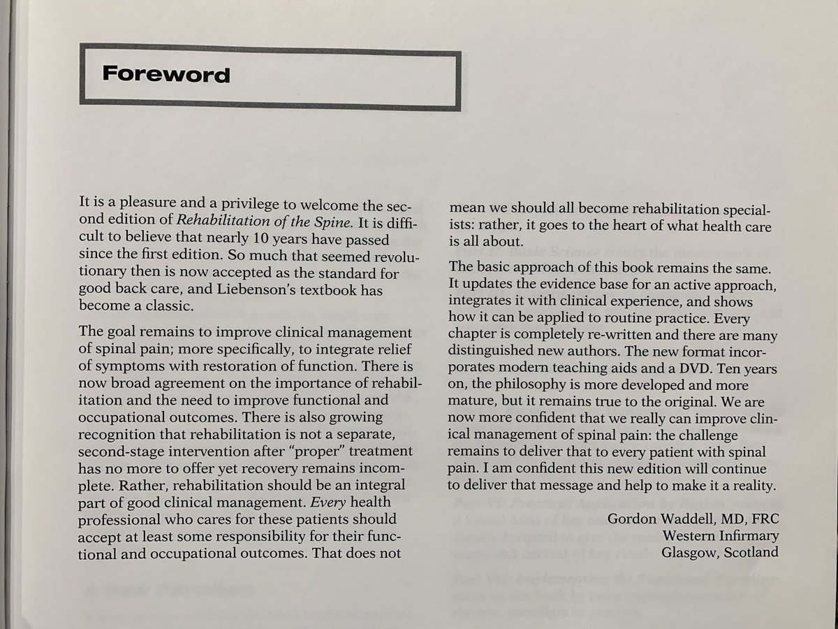 32) “the heart of what health care is all about” “rehab is not a separate 2nd stage intervention after “proper” treatment”  @jasonsilvernail  @benedsmith
