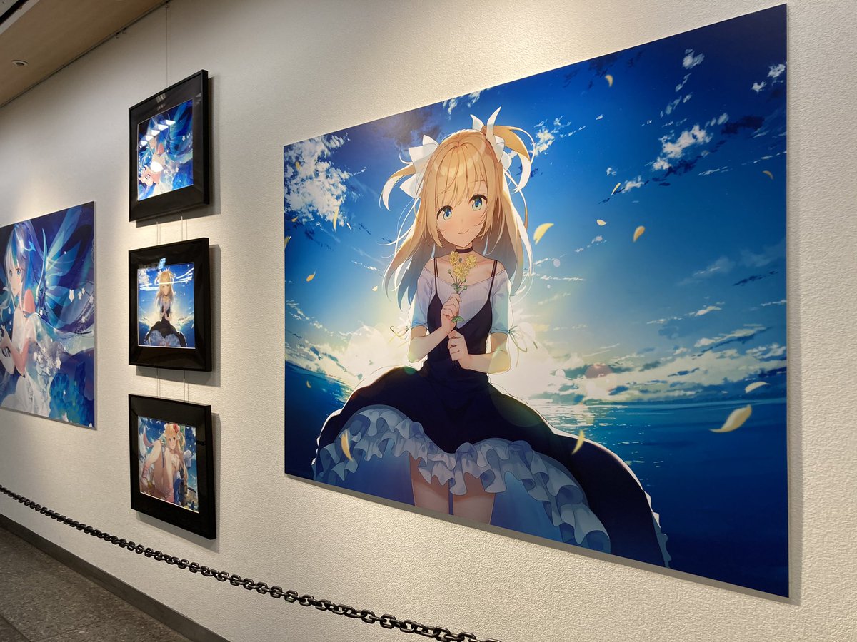 「くそでかにじはし………?
#光る美少女展 」|にじはしそら🌸新刊委託中のイラスト