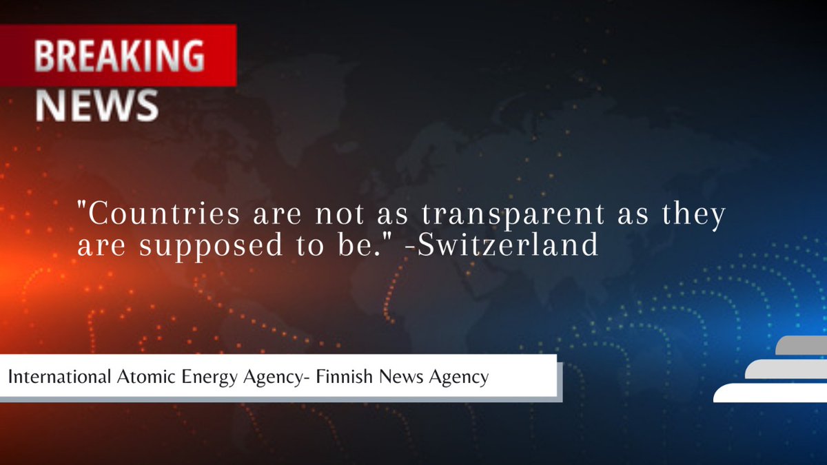 SummitWoodlem's tweet photo. Breaking News from International Atomic Energy Agency
#MUN #WoodlemSummit #ModelUN #MockUN #WS https://t.co/RBJK7RsIHe
