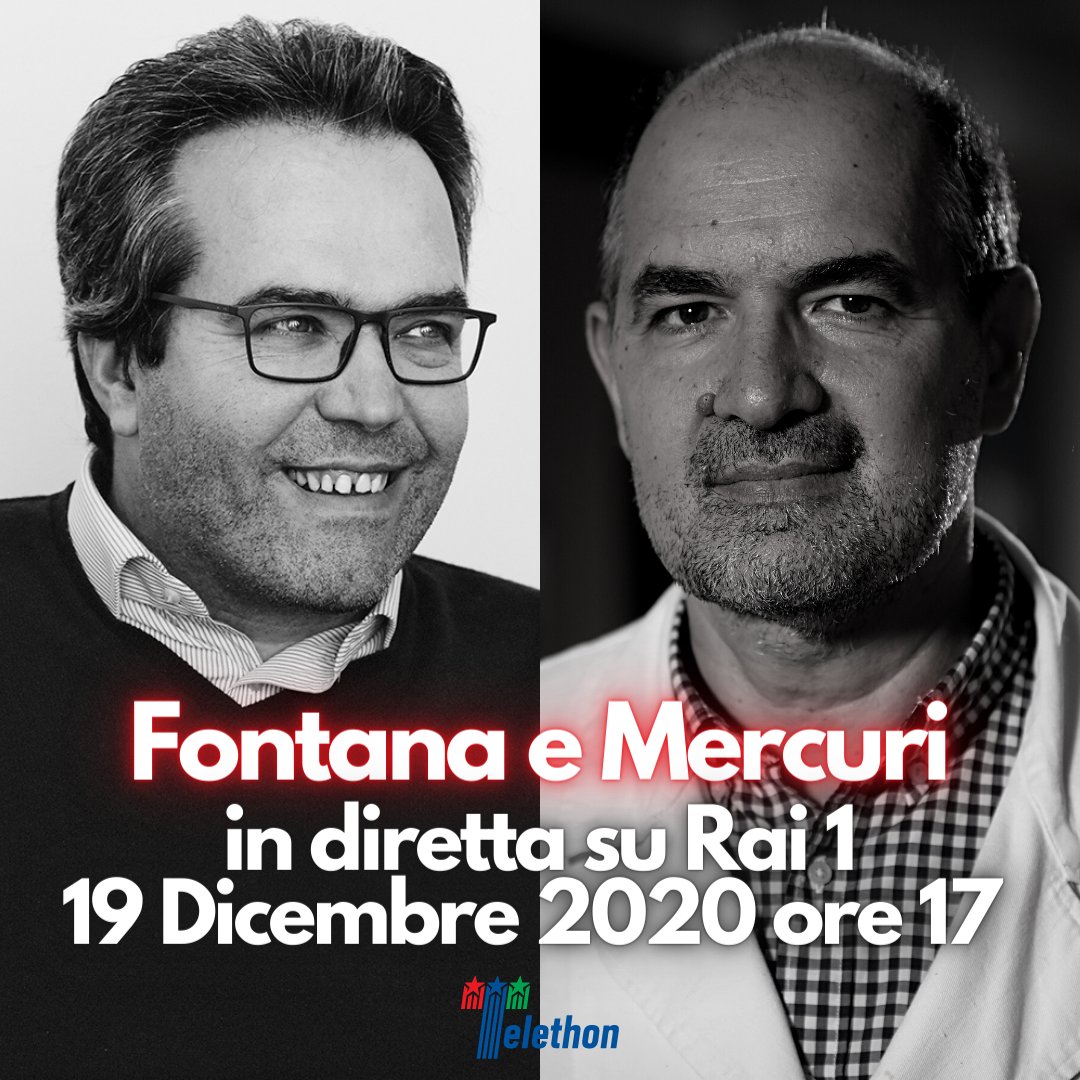 Ultime giornate della trentunesima edizione della Maratona @Telethonitalia. Oggi Sabato 19/12 saremo su <a href="/RaiUno/">Rai1</a> alle 17, con il presidente Alberto Fontana e Eugenio Mercuri, direttore scientifico @centrocliniconemo Roma - area pediatrica. Vi aspettiamo!
#stoconnemo