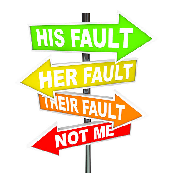 5. Sacrifice The Pointing Of FingerDo not blame anyone for your lack of achievement Accep responsibility for your life.Society is becoming unconscious, there's a prevalent blame gameBlame on your background and blame on the government and economy