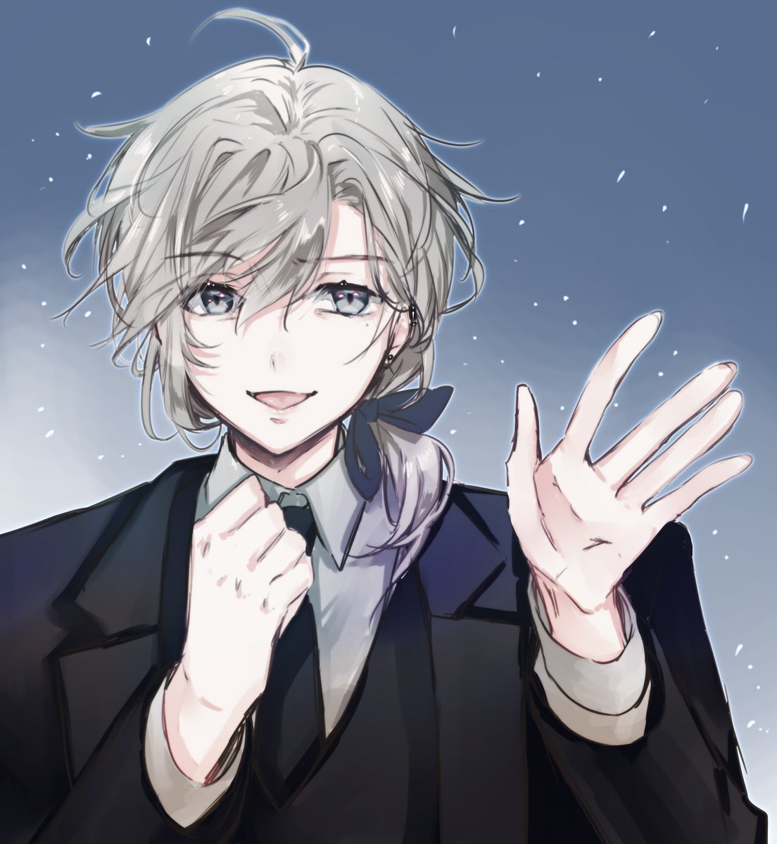 ちょっと悪い顔の叶君 かな絵 のイラスト