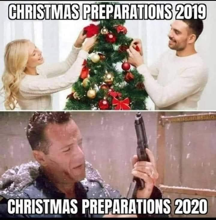 Defiel2's tweet photo. A little prepper joke๐ #preppermeme #prepper #christmasmeme https://t.co/15mRsk0nRP