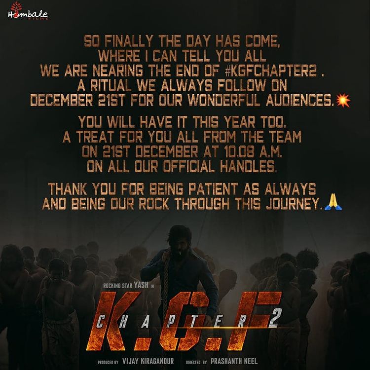 Amit_DHFY's tweet image. #YashBoss #KGFChapter2

 @TheNameIsYash ❤️

#KGFChapter2UpdateOnDec21