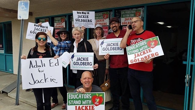 UTLA_Adult_Ed's tweet photo. #Teachers for #jackiegoldberg https://t.co/SXu6FyiPNS