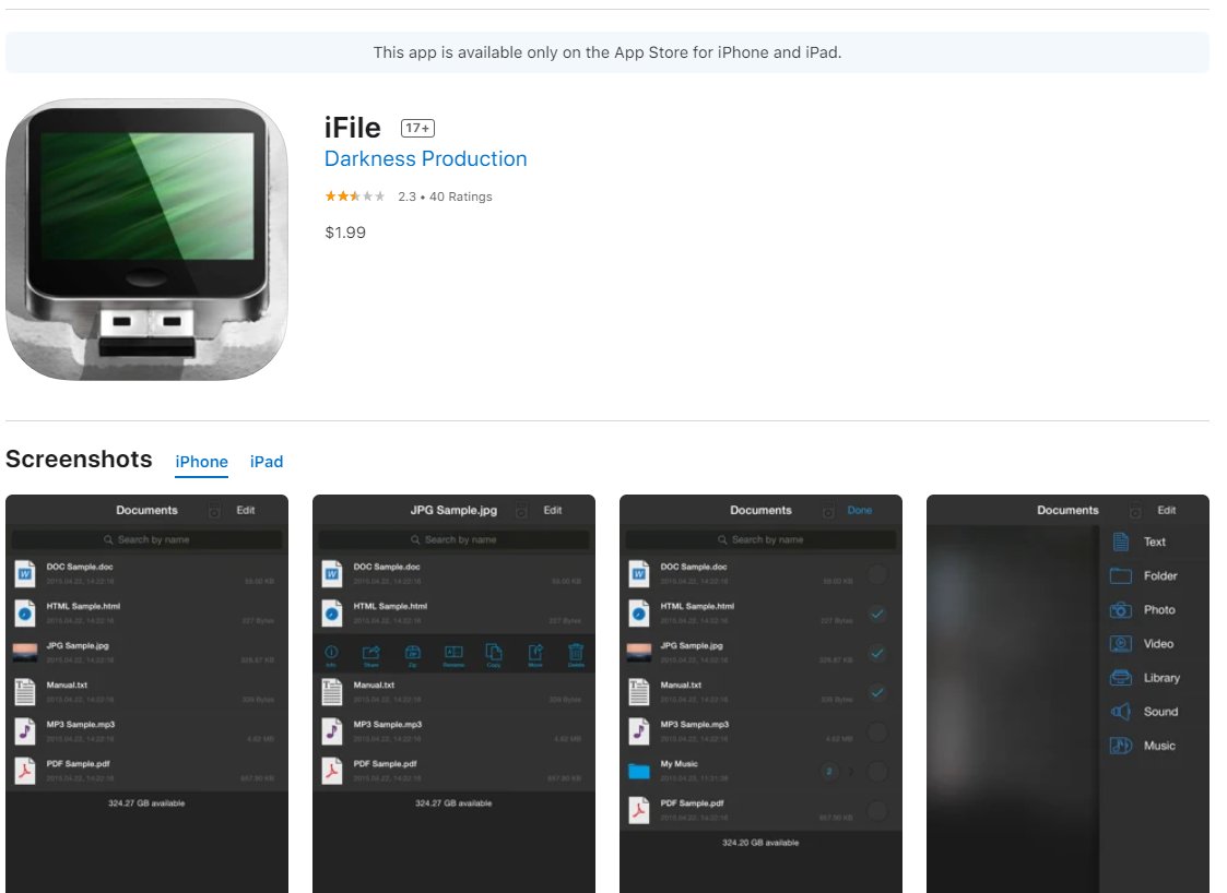 gptgpt117's tweet image. For those who have been using Windows devices for a while, using Apple devices might be a little bit difficult when it comes to managing files. planetx64.com/download-ifile…