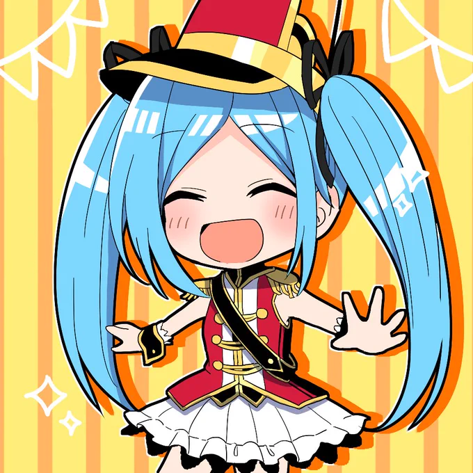 ?にハロハピの服着せてみたかった 