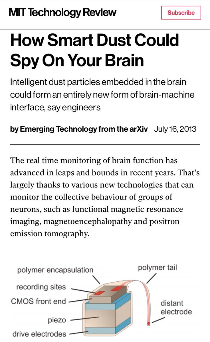 Apparently, the SWS not only receives data from the internet, but also from smart dust, which is basically a system of super small machines that create something like an airborne computer. Smart dust is a real technology and it might even be capable of reading your thoughts.