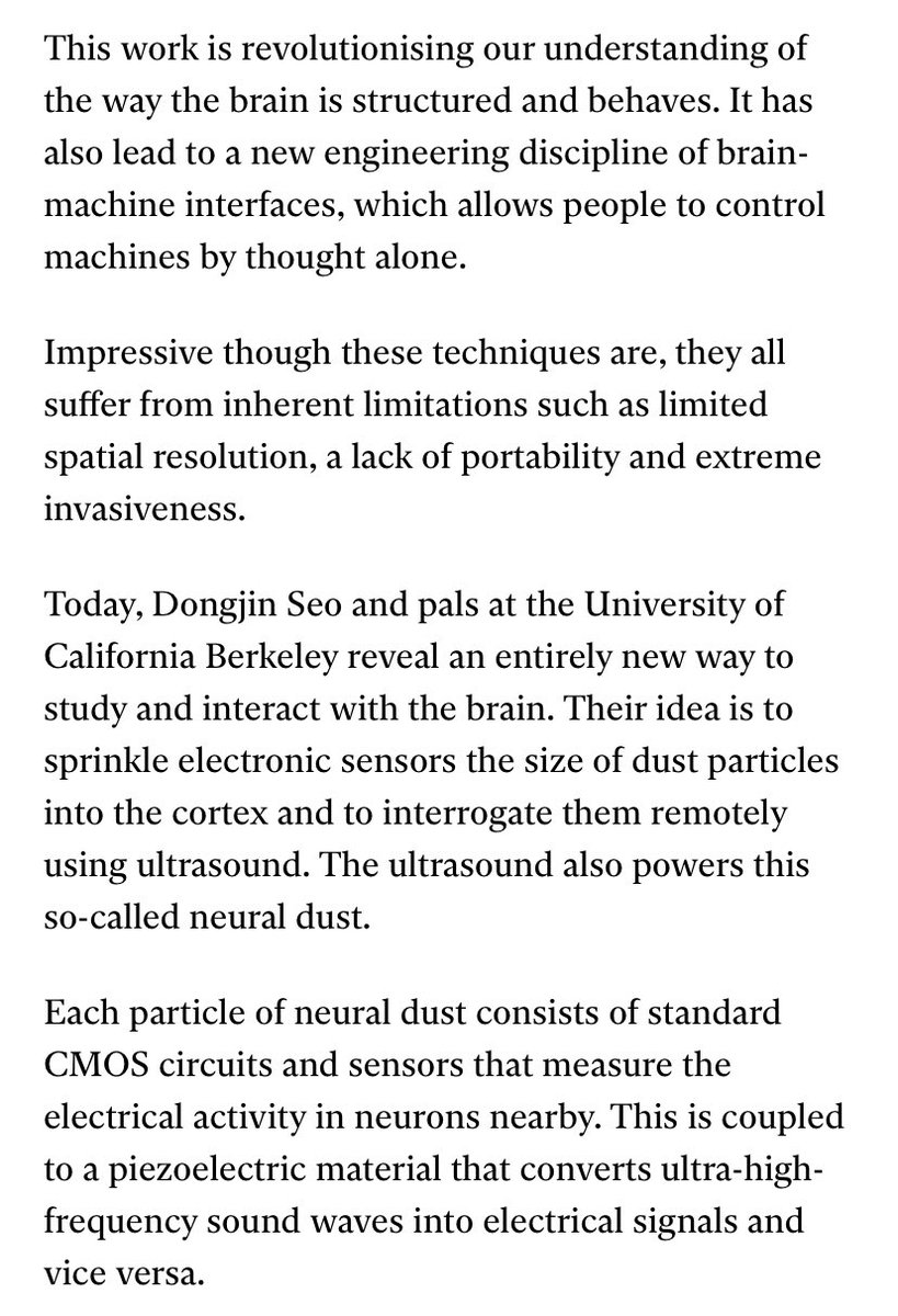 Apparently, the SWS not only receives data from the internet, but also from smart dust, which is basically a system of super small machines that create something like an airborne computer. Smart dust is a real technology and it might even be capable of reading your thoughts.