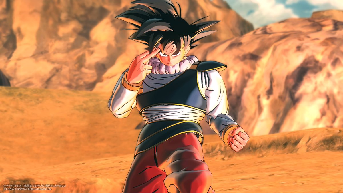 太陽 Ps4share ドラゴンボールゼノバース２ 孫悟空 ヤードラット星の服 教習所通学服 戦闘服 ジャンパー １