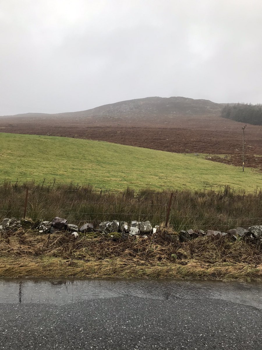 Driving over the moors to Aberfeldy
