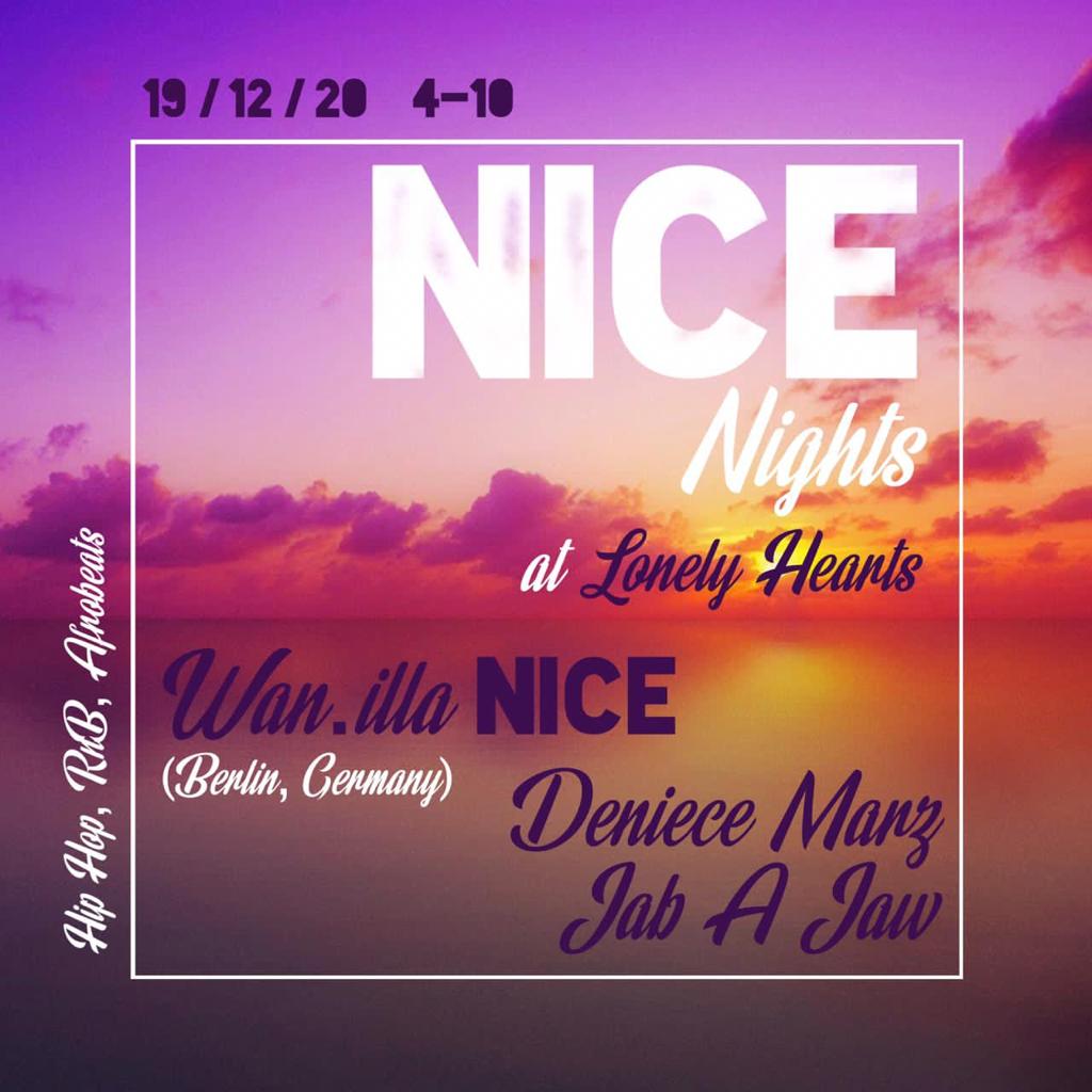LonelyMelville's tweet photo. TONIGHT: #NiceNights will be serving Hip Hop, RnB & Afrobeats all night long... ๐๐พ๐บ๐พ
The party kicks off from 4pm until 10pm and you're invited.
Book your tables here๐๐พ 082 267 1293.
#LonelyWeekends
#LonelyHeartsClubMelville
#LonelyTogether https://t.co/9AcJexVxlA