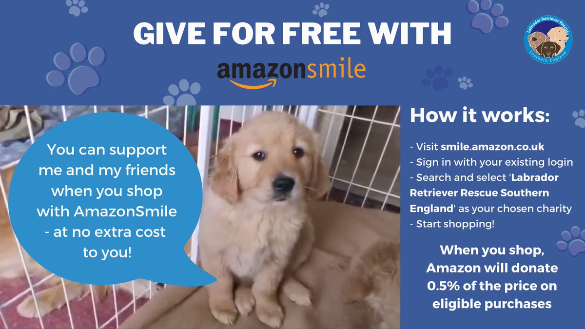 LRRSE_'s tweet photo. Doing some last minute Christmas shopping this weekend? We'd love it if you support our dogs when you shop with @amazonsmile. Amazon donates 0.5% of the price of eligible purchases, at no extra cost to you! π #ChristmasCountdown #amazon #givingforfree https://t.co/zfgTGiz0Es https://t.co/Tnf38izjV2
