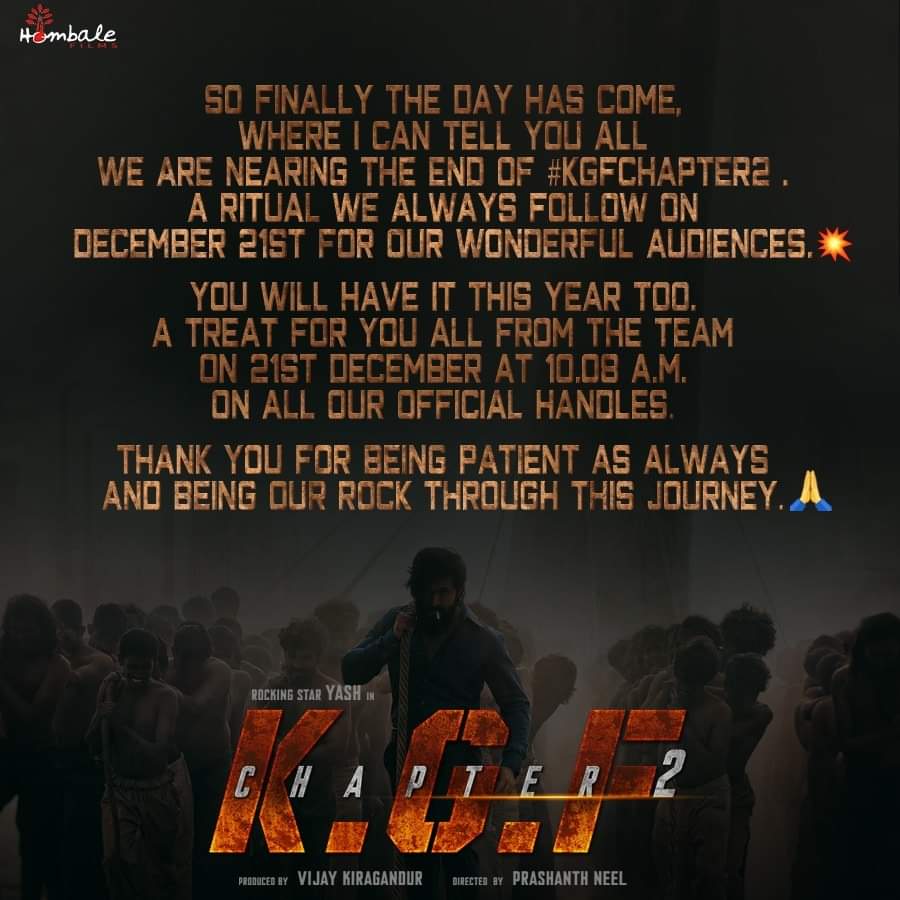 anuragr39982571's tweet image. 2 Days For Massive Updates
 Jai YashBOSS
 #YashBOSS #KGFChapter2
 #KGFchapter2UpdateOnDec21
@TheNameIsYash 
😎