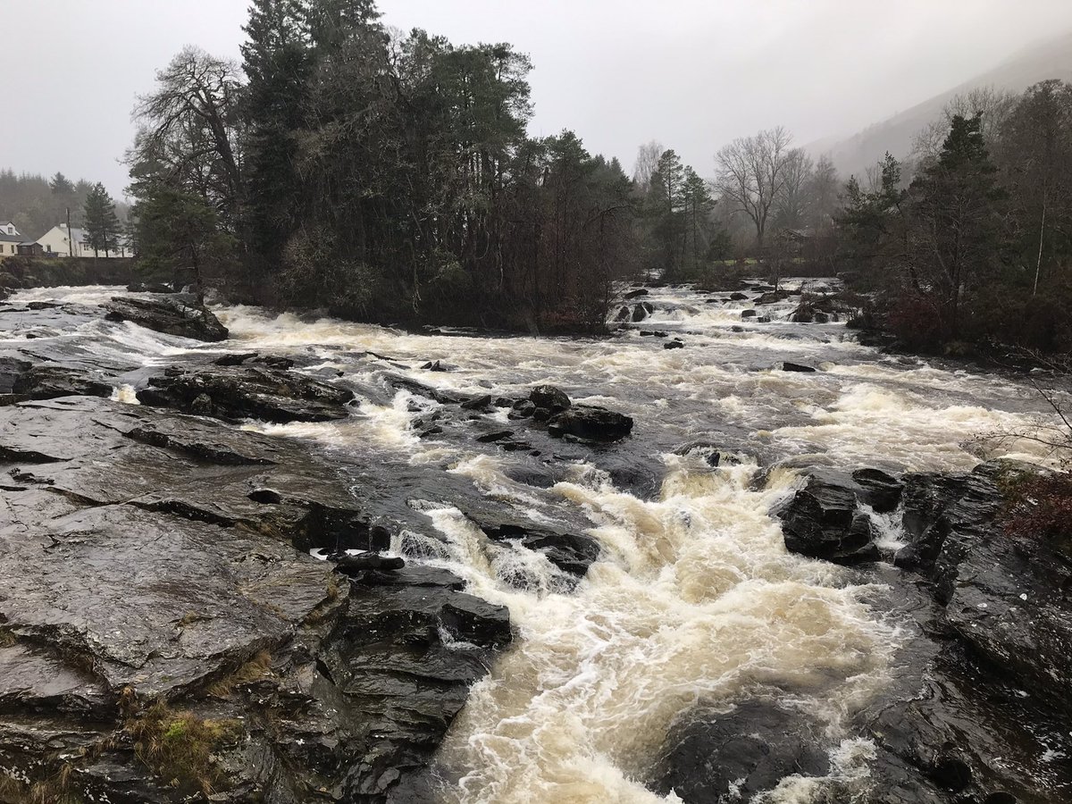 The Dochart Falls at Killin