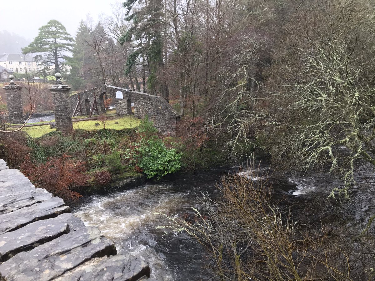 The Dochart Falls at Killin
