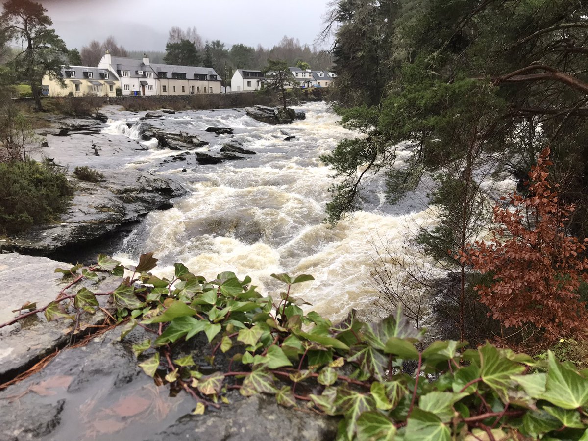 The Dochart Falls at Killin