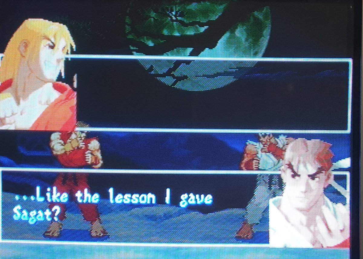 Case in point, the final boss differs depending on who you play as, with dialogue exchanged pre-fight to set the stage for an epic bout!Depending on the fighters, different stages can feature, such as the grassy field from the opening of the Street Fighter 2 animated movie.