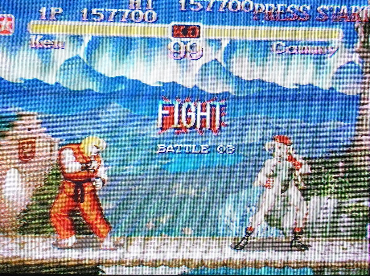 The next update after Hyper Fighting, SSF2 added four new characters and introduced a lot more animation and graphical flourishes.Here it is nigh on arcade perfect on the Saturn and it looks absolutely beautiful.