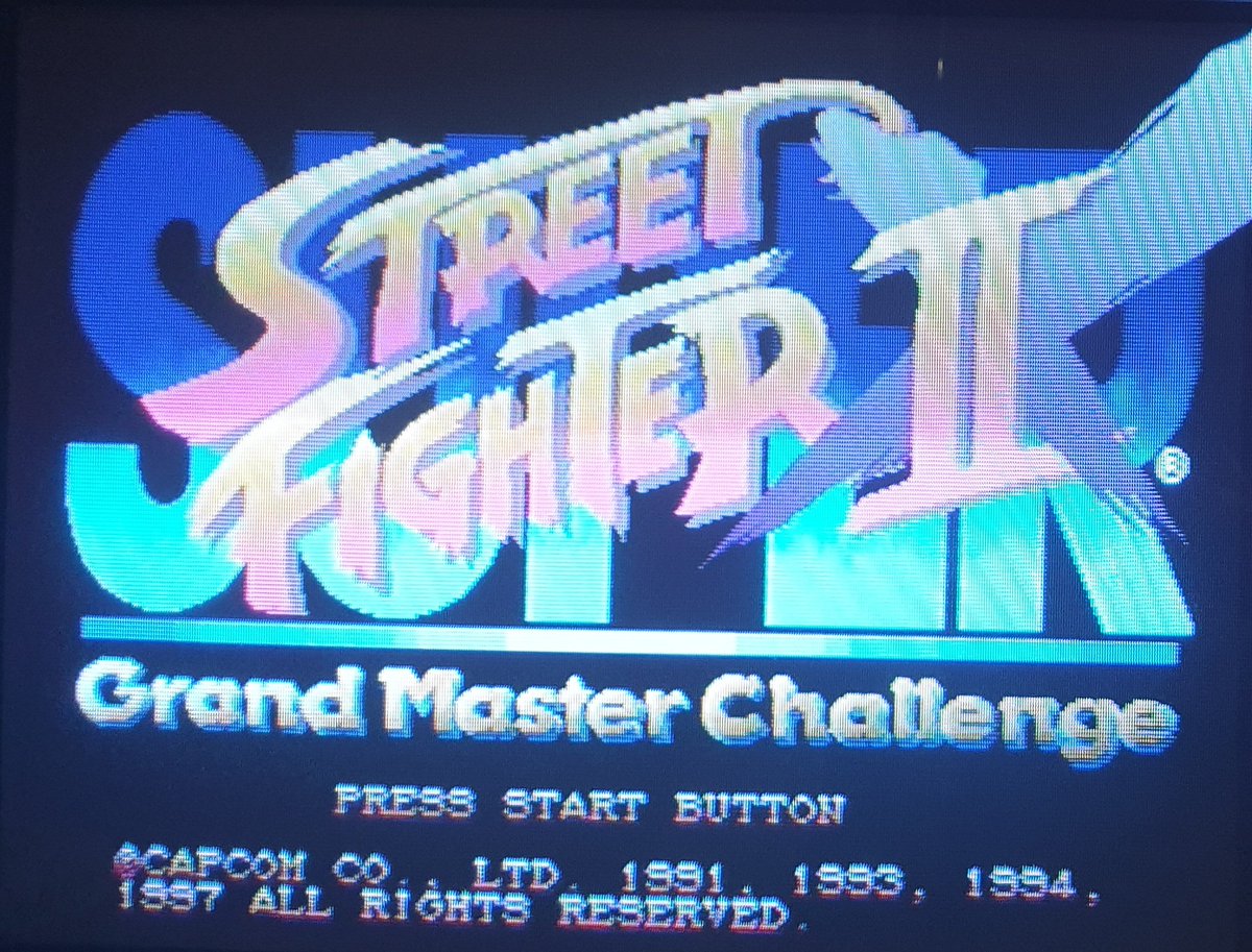 Super Street Fighter 2 Turbo/X: Grand Master Challenge is special though.As far as I'm concerned this is the best version of Street Fighter 2 and one of the greatest fighting games ever made.It is quite simply awe-inspriring.