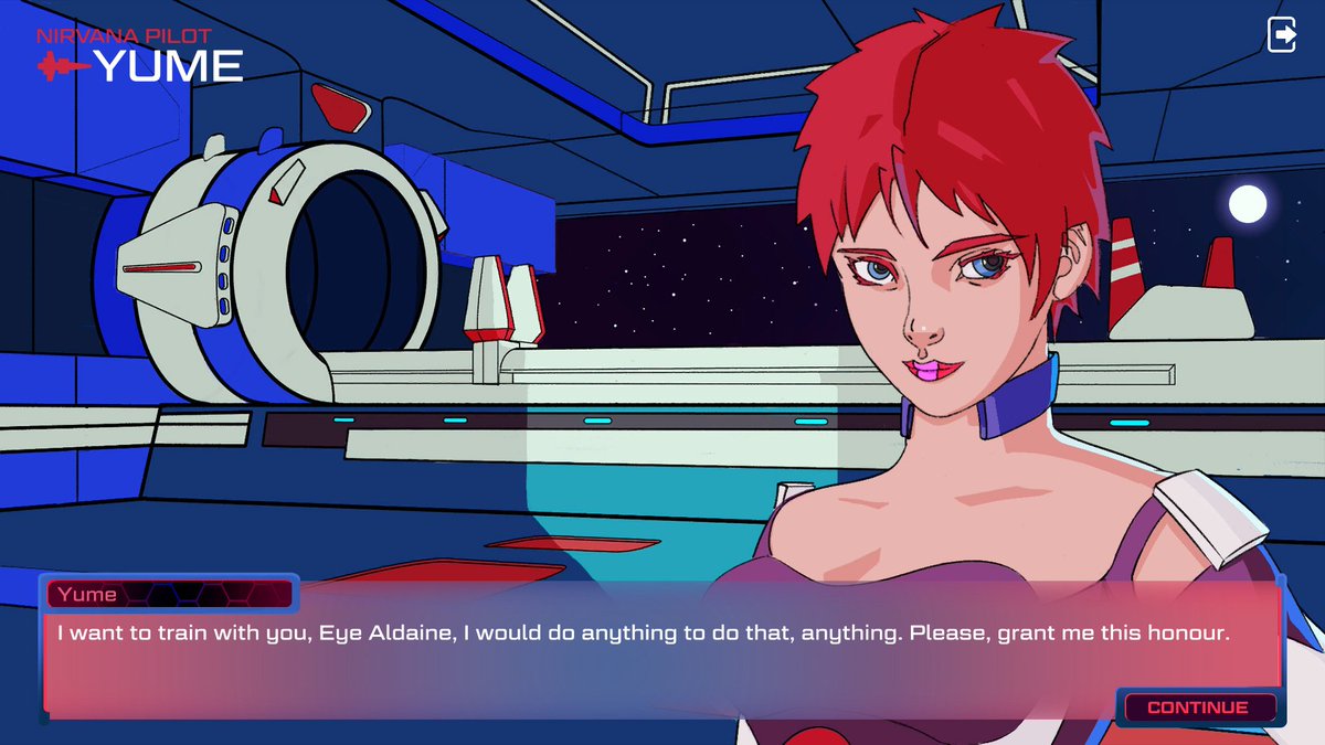 RedDeer_Games's tweet image. Grab some screenshots from our 18+ dating simulator - @NirvanaPilot.
NOW available also on #Xbox! 🥳

💚 Set out on a sci-fi adventure: 

#ScreenshotSaturday #SimDate #SciFi #EroticGame #IndieDev #GameDev