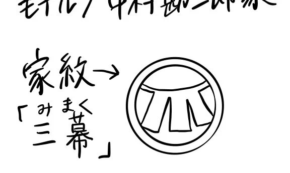 ブログに載せた裏設定の「家紋🏯」、いろんな場面に隠れているので良かったら探してみてください🔍
画像は猶本の初期設定資料とたしろさんの完成原稿。旦原屋と騎当屋の家紋はこれ🥳
家紋の名前もオリジナルです 