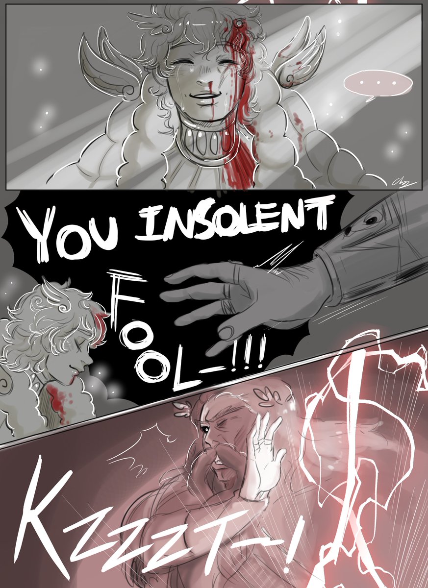 agileo101's tweet photo. The slumber incident (WARNING FOR BLOOD!) my headcanon of why Hypnos has only one wing #zagnos
#zagreus #hypnos
#hades
#nyx
#hadesgamefanart #hadesgame https://t.co/kF34F0PGxS