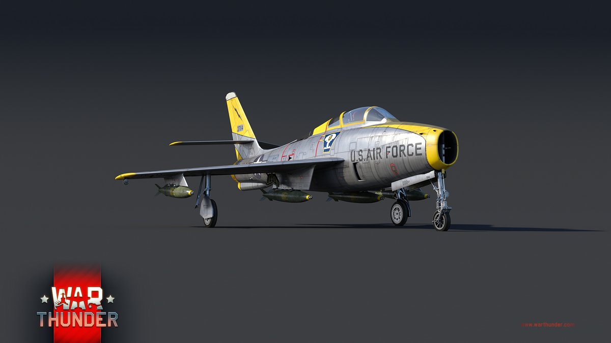 War Thunder Japan A Twitteren 大型アップデート Hottracks ホットトラックス では リパブリック社が強力なj65エンジンと後退翼を採用したf 84サンダージェットの発展型をnato加盟 国のアメリカ ドイツ フランス イタリアに配備しました F 84f サンダー