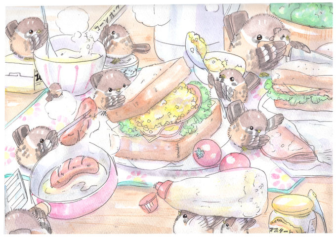 「sandwich」 illustration images(Latest)｜21pages