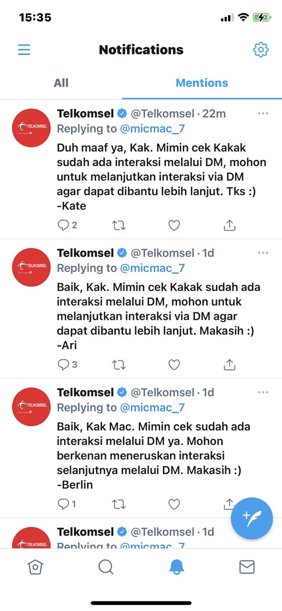 micmac_7's tweet photo. @Telkomsel Jawabannya selalu begini @Telkomsel https://t.co/kc6POWSqt2