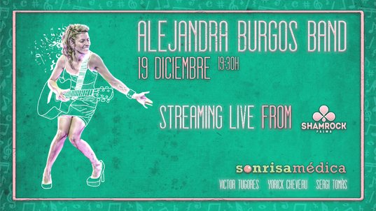 Avui podreu seguir el concert d <a href="/AleBurgosMusic/">Alejandra Burgos</a> en streaming des de <a href="/ShamrockPalma/">Shamrock Palma</a> a través de la nostra app. També contribuir amb <a href="/sonrisamedica/">Sonrisa Médica</a> Tot a les 19.30 h.