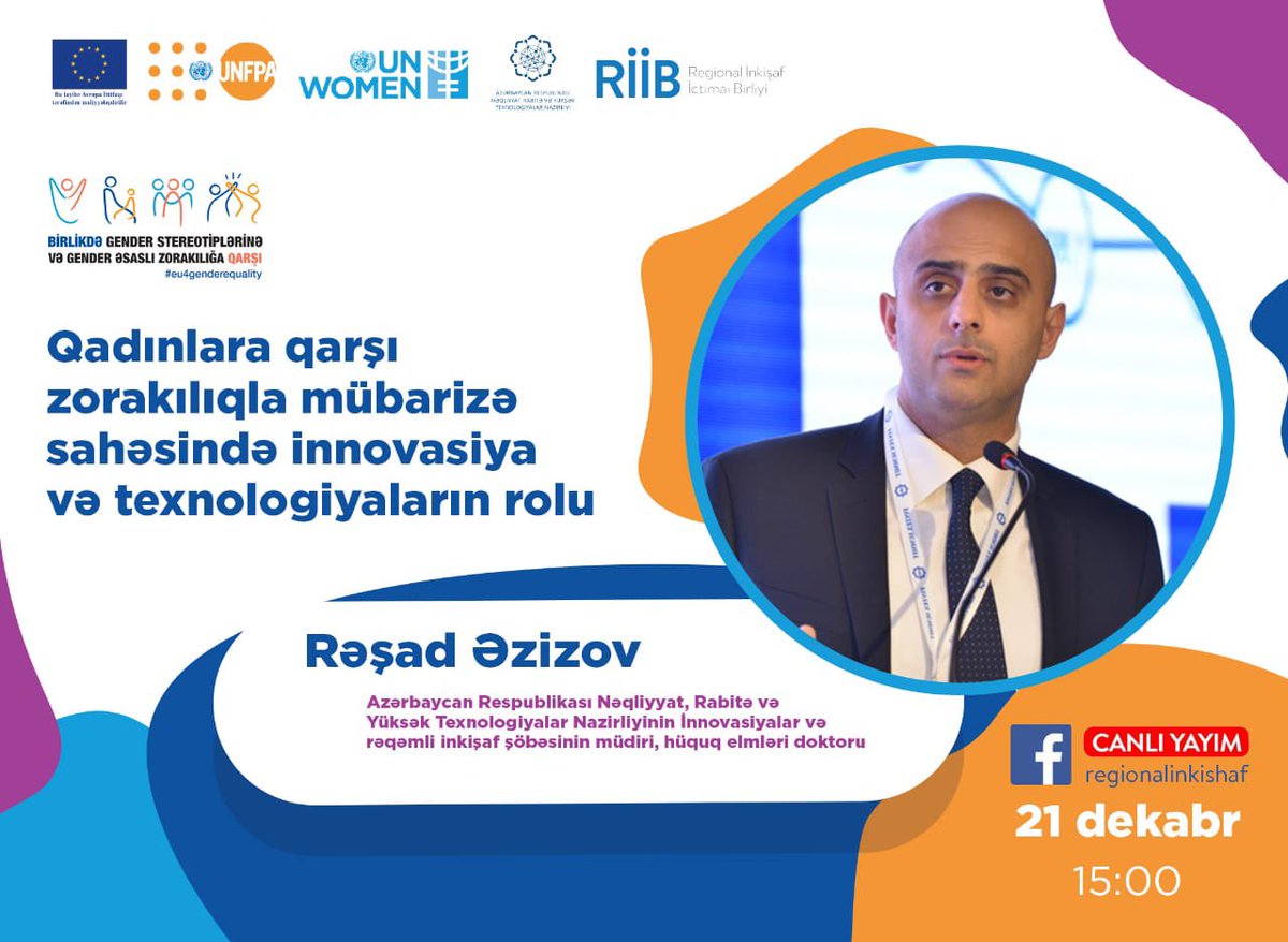facebook.com/15419197327756…

#RİİB #Regionalinkişaf <a href="/UNFPA/">UNFPA</a>  #eu4genderequality #genderhackathon #genderequality