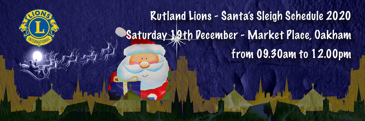 Santa will be stationary today, on Oakham Market Place. You won't need to track his progress, but you can still post a letter to Santa. Details and donations via the link below:-

e-clubhouse.org/sites/rutlandu…