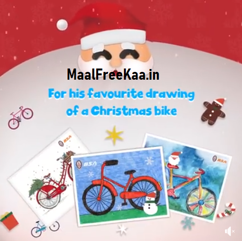 MaalFreeKaa's tweet photo. #SantaContest #Drawing And Win #BSA #Cycle and more 
#Christmas #ChristmasContest #SantaGift #ChristmasGift #Contest #ContestAlert #Christmas2020 #SantaGift 

#Play Here &amp; #Win #MaalFreeKaa
https://t.co/pEpHu6ZZzJ https://t.co/xQf66AbnhS