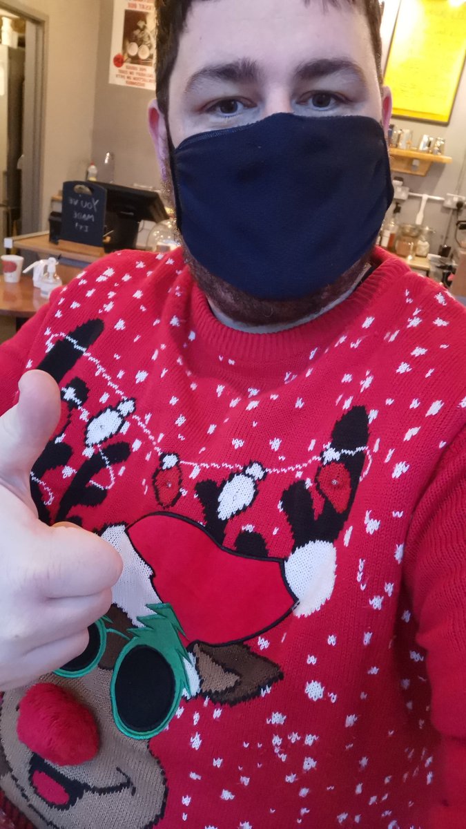 It's the last Saturday before xmas
I have xmas coffee available, it's the last day to order your treat box and I've got my festive jumper on

What's.
Not.
To.
Love.