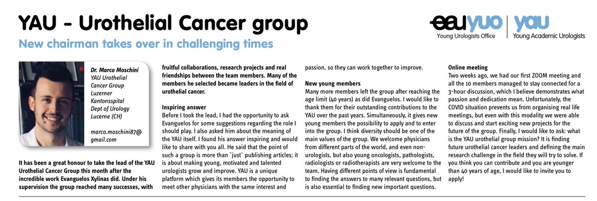 EAU Young Academics (@eauyaurology) on Twitter photo <a href="/UroMoschini/">Marco Moschini</a> takes over YAU urothelial cancer group. Under <a href="/evanguelosx/">Evanguelos Xylinas</a> leadership, the group archived many scientific goals and especially friendship. Thank you both for been part of our team! Read more at European Urology Today <a href="/Uroweb/">European Association of Urology (EAU)</a> uroweb.org/all-publicatio… <a href="/JGomezRivas/">Juan Gómez Rivas</a> <a href="/UroMoschini/">Marco Moschini</a> takes over YAU urothelial cancer group. Under <a href="/evanguelosx/">Evanguelos Xylinas</a> leadership, the group archived many scientific goals and especially friendship. Thank you both for been part of our team! Read more at European Urology Today <a href="/Uroweb/">European Association of Urology (EAU)</a> uroweb.org/all-publicatio… <a href="/JGomezRivas/">Juan Gómez Rivas</a>