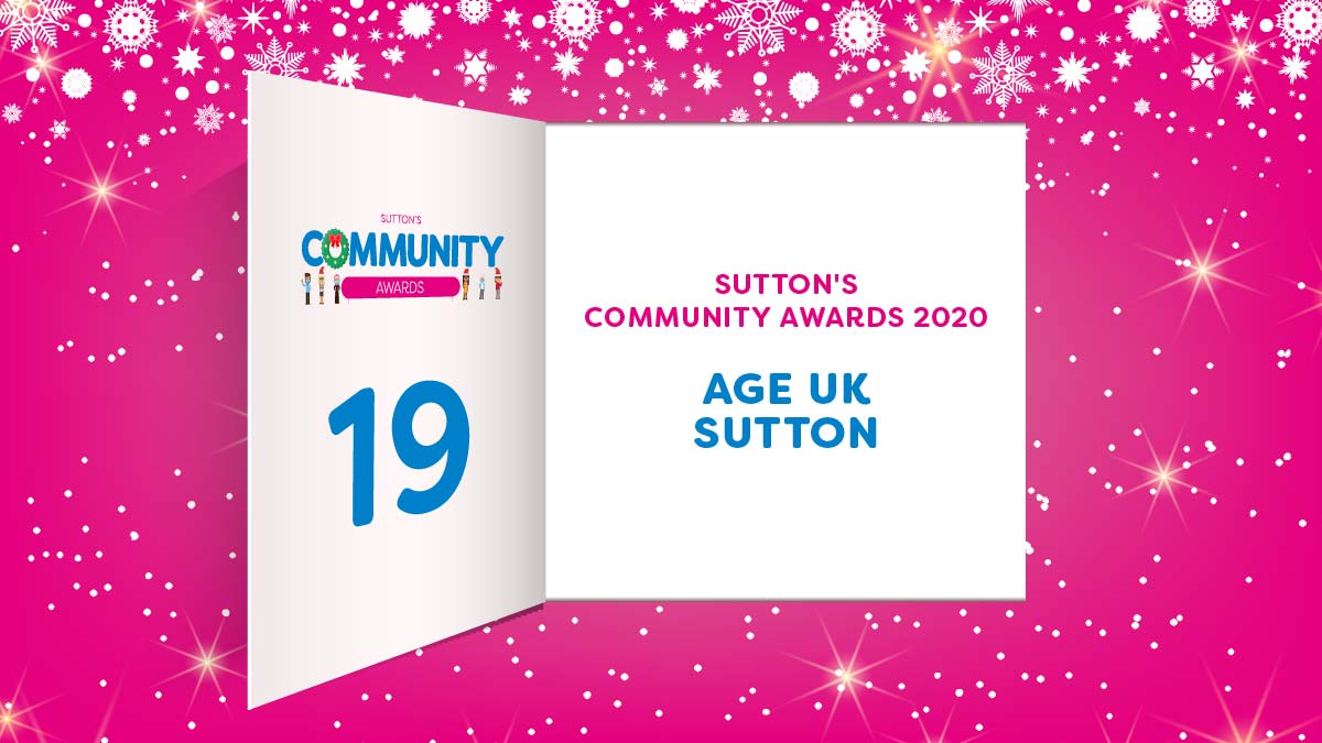 VCSutton1's tweet photo. It's day 19 and it's time to reveal the first of the finalists in the category of "Outstanding Voluntary and Community Sector Organisation of the Year" in the 2020 Sutton Community Awards.
@AgeUKSutton
#SuttonCommunityAwards2020 #SuttonStepsUp https://t.co/e622VsZIFK