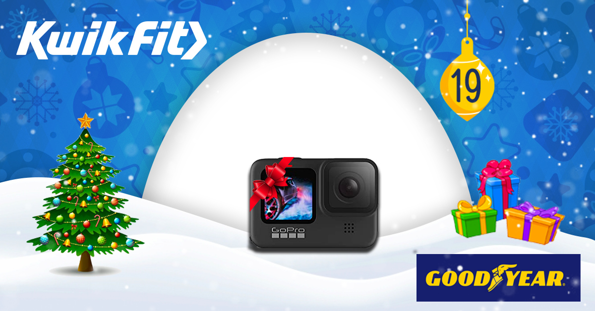 Kwik_Fit's tweet image. 🎄Win a GoPro Hero9 in day 19 of #Kwikmas courtesy of @goodyear_uk 🎄

To enter, simply RT this post, comment what photos you’d love to capture with the GoPro &amp;amp; follow us @kwik_fit! 

#adventcalendar #competition #giveaway #xmas #saturdaymotivation