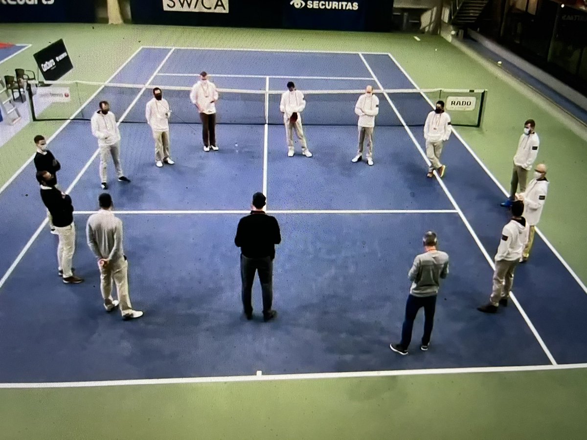 Gregor Hauser (@hausergregor) on Twitter photo Briefing der Schieds- und Linienrichter. Wir sind bereit für die Halbfinalspiele. Laaksonen vs. Jakub und Golubic vs. Ryser auf dem Livestream. swisstennis.nau.ch <a href="/swiss_tennis/">Swiss Tennis</a> Briefing der Schieds- und Linienrichter. Wir sind bereit für die Halbfinalspiele. Laaksonen vs. Jakub und Golubic vs. Ryser auf dem Livestream. swisstennis.nau.ch <a href="/swiss_tennis/">Swiss Tennis</a>