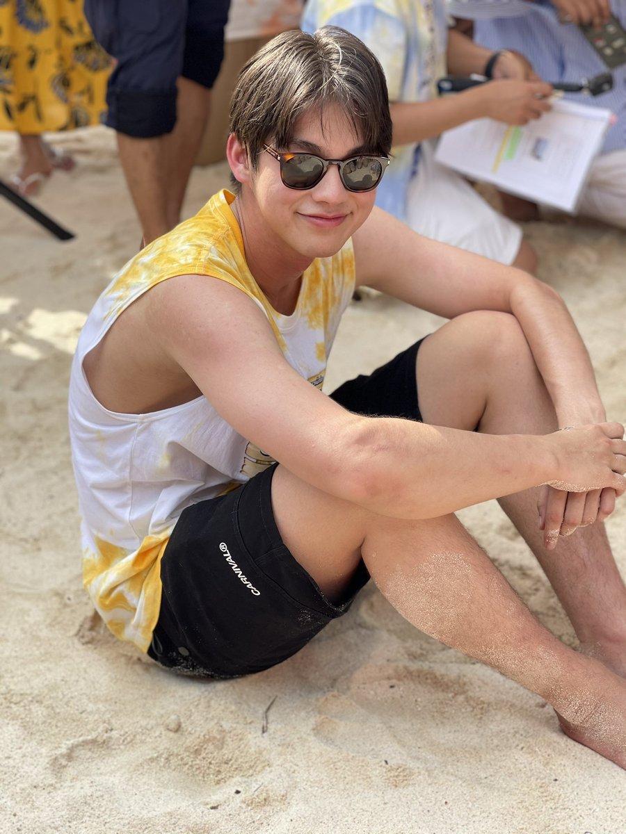 hijuney's tweet photo. ปากแดงๆไว้ใจได้กา ☺️ #nekkoxbright 
#NekkoGoToPhuketWithBright https://t.co/8IO7eWuUFk