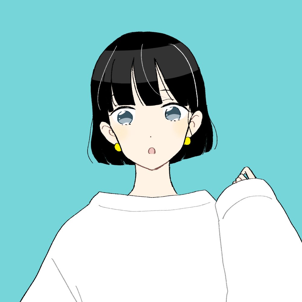 تويتر ぞう على تويتر 黒髪ショートボブヘアの女の子のイラスト素材です Snsなど自由にお使いください フリーアイコン フリーイラスト フリー素材 創作イラスト ガールズイラスト ゆるガル ショートボブ 背景の色違いはサイトから無料でdlできます