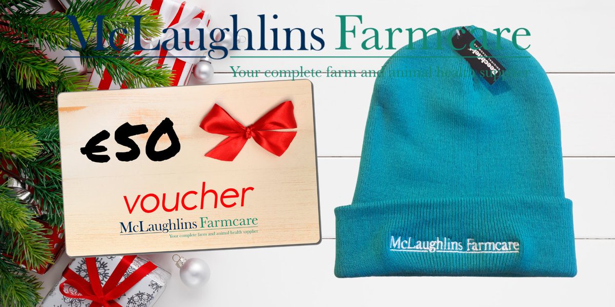 🎄🎅🎄🎅🎄 Competition time!!! For an chance this McLaughlins Farmcare beanie as well as a €50 voucher to use on mclaughlins.ie, retweet and follow 
@MFarmcare. Winner to be announced on Monday. Good luck everybody 🎄🎅🎄🎅🎄