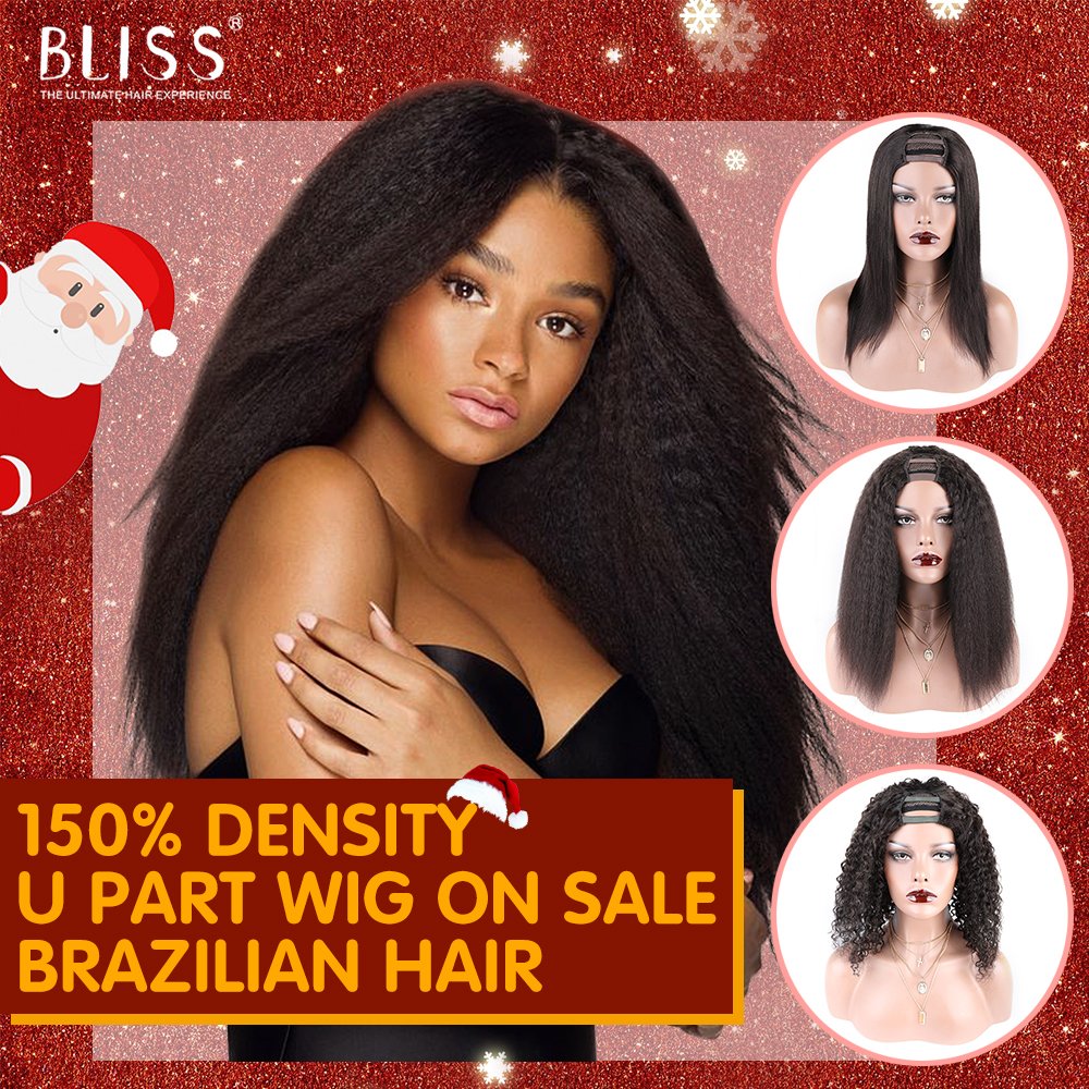 ★150% U Part Wig★
🥳More hairstyles & More natural Brazilian Hair
🥳Contact us for more! More Quantity Better Price.
#blisshair #humanhair #christmas #christmassale #merrychristmas #christmasgifts #humanhairwig #bobwig  #afrokinky #kinkystraight #waterwave #waterdeep #Upartwig