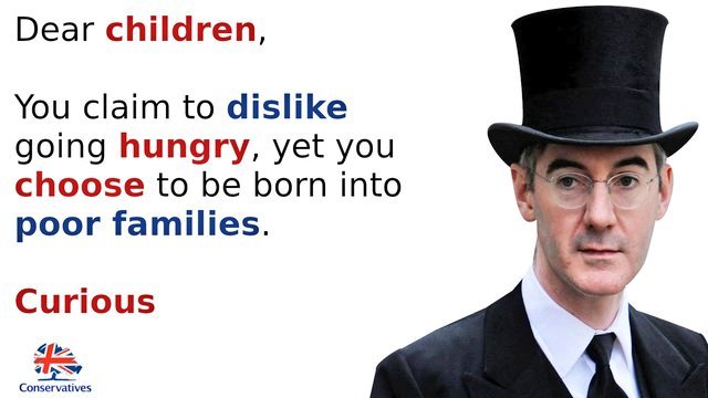 The Modern Day Conservative Party at its finest...