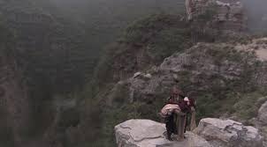 Locations for Wuxia are much more rugged, like mountains, inns by the roadside, temples. Do bear in mind that these are martial artist that roam out & about.